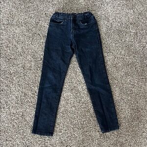 Dark Blue Girls Stretch Slim Jeans